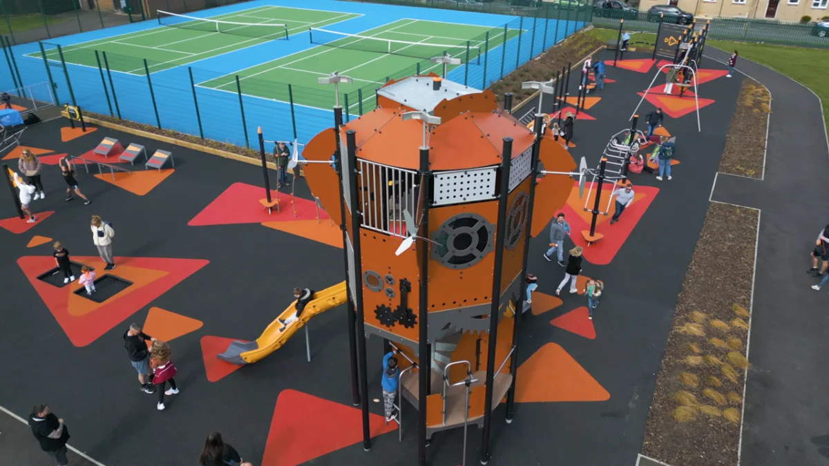 Launch day scene at the world's largest ACTI'Ninja Trail
